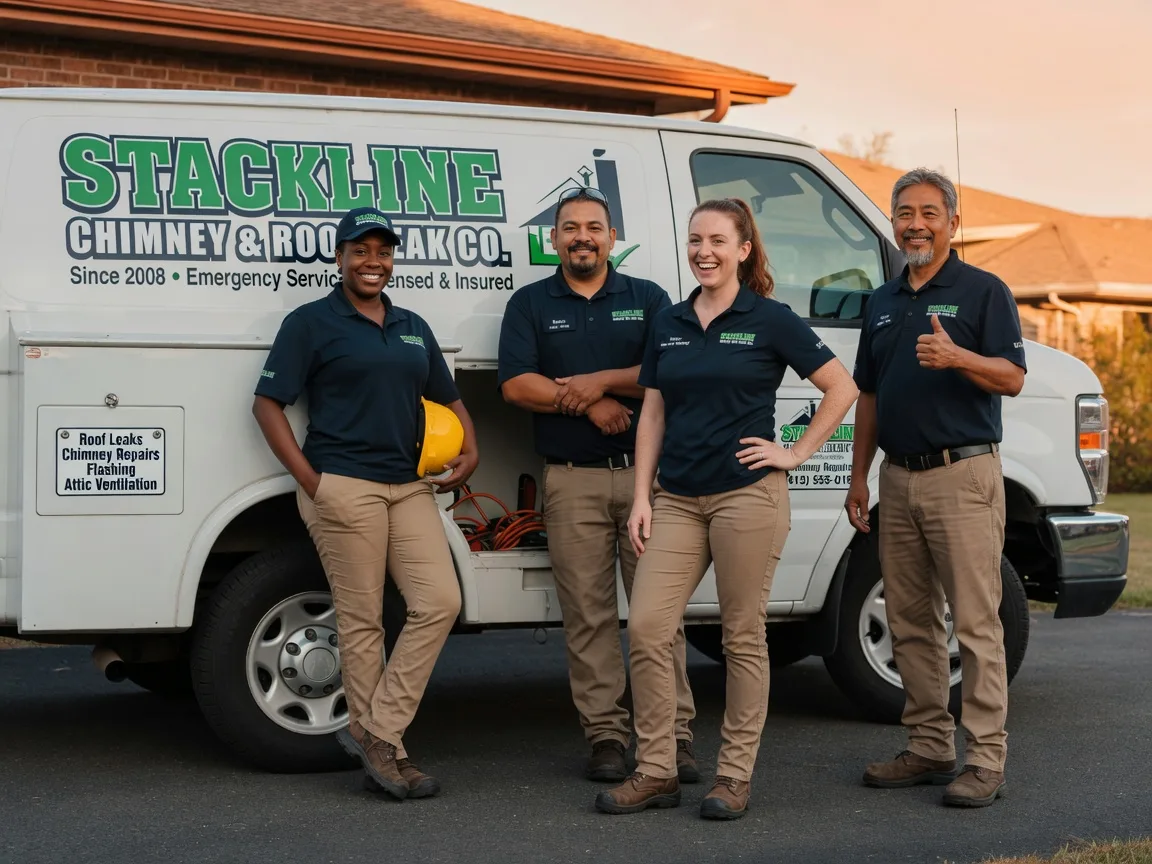 Chimney flashing repair company in Mcqueeney, TX